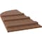 Ekena Millwork Americraft 6-Board (3 Batten) Wood Joined Board-n-Batten Shutters w/ Arch Top, ARW401BQ621X77BTH, PR ARW401BQ621X77BTH - alternate 7